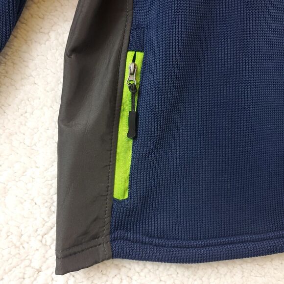 Seattle Seahawks Jacket Kids L 14 / 16  Quarter zip  NFL Team Apparel New - Picture 12 of 16